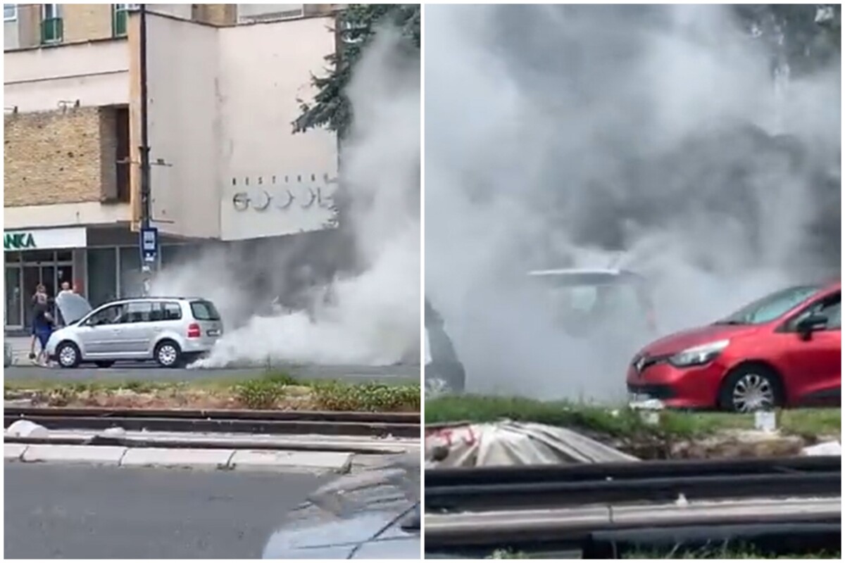 Video Na Glavnoj Saobra Ajnici U Sarajevu Gori Automobil Sarajevska