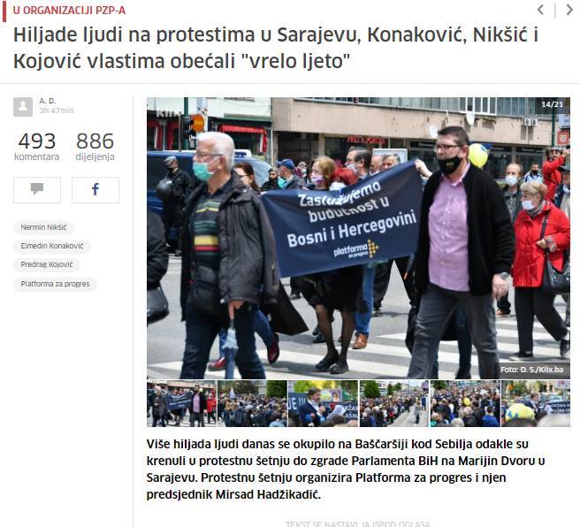 Foto: Screenshot Klix.ba