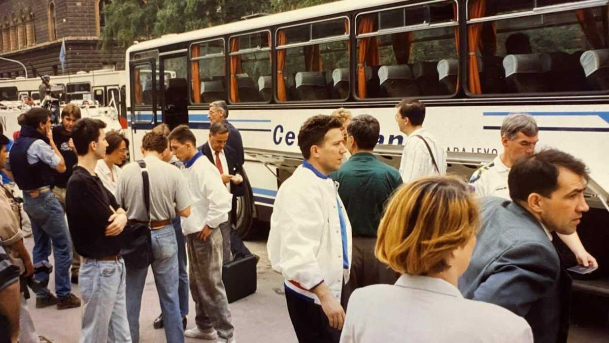 Ivan Ivandić, krajnji desno. Odlazak na Olimpijadu 1992. godine u Barcelonu/ Foto: Ivandić