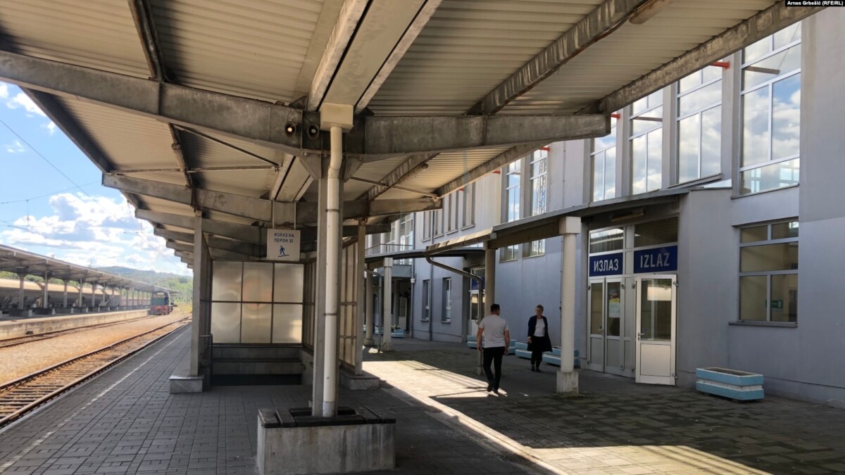 Željeznička stanica Doboj, najveće željezničko čvorište u Bosni i Hercegovini i sjedište Željeznica RS-a, 22. septembar 2022. /Foto: RSE