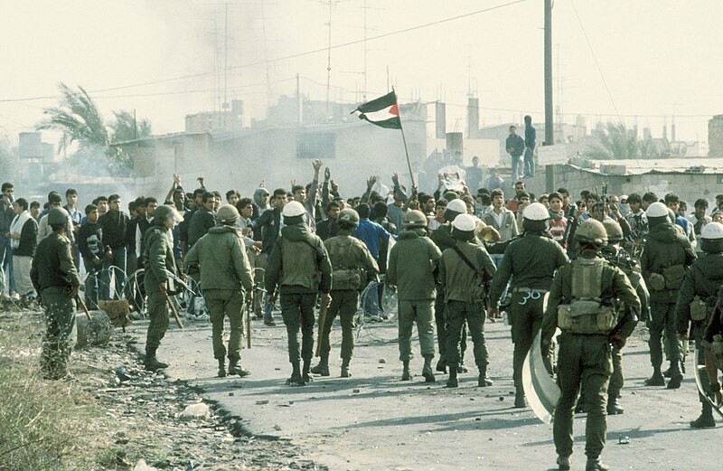 Intifada u Pojasu Gaze, 1987.