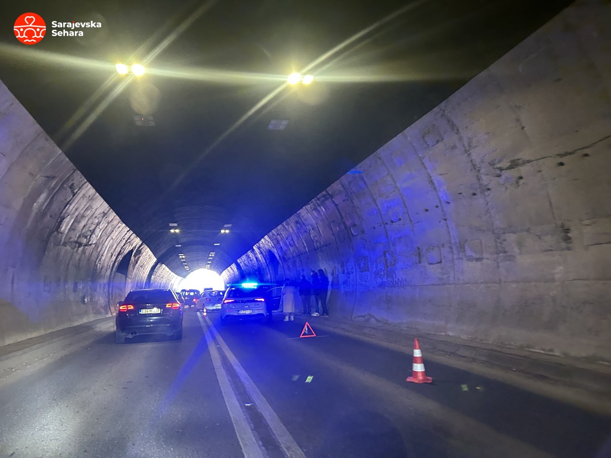 Sudar u tunelu na Ciglanama/ Foto: Čitalac