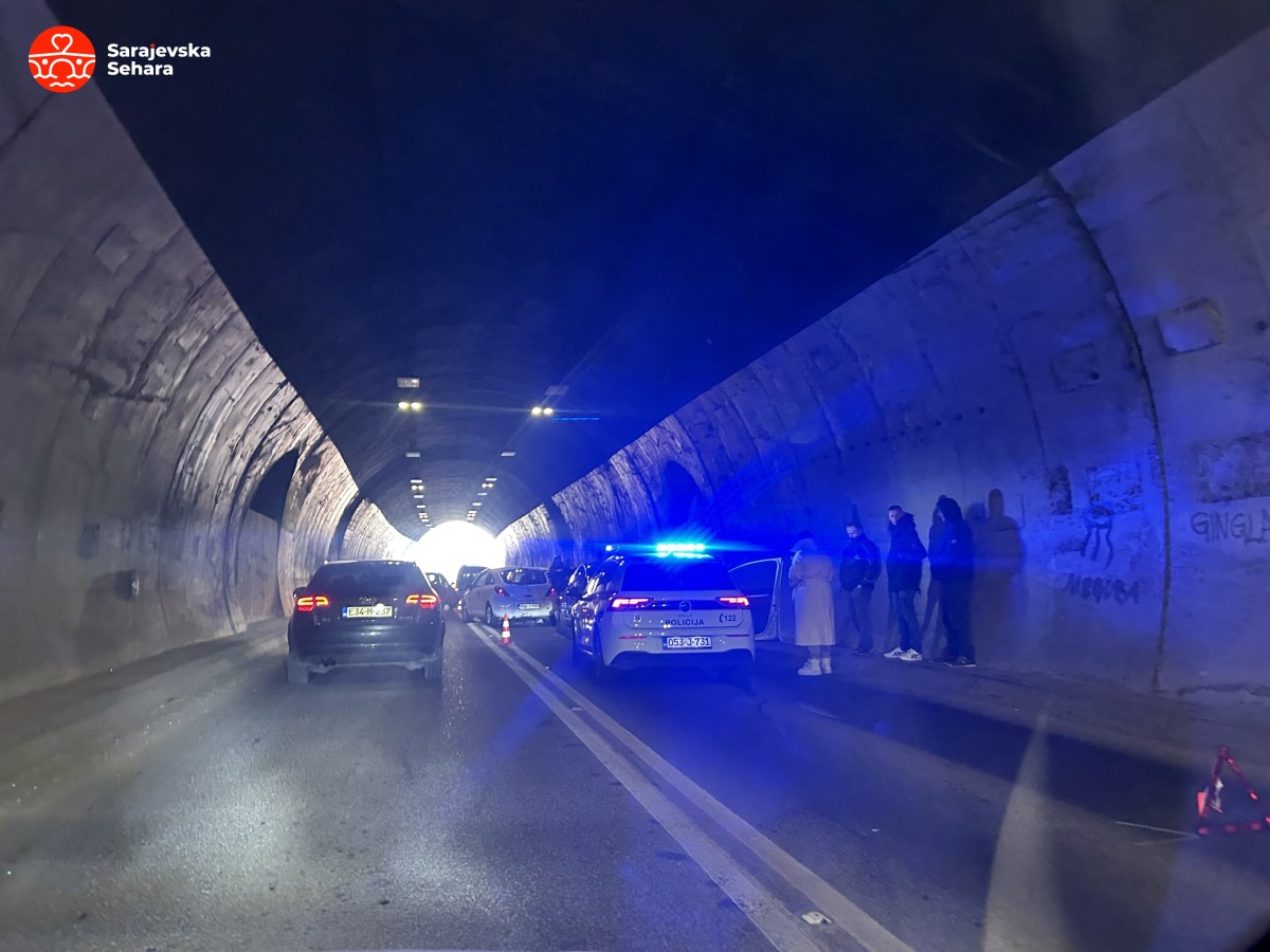 Sudar u tunelu na Ciglanama/ Foto: Čitalac